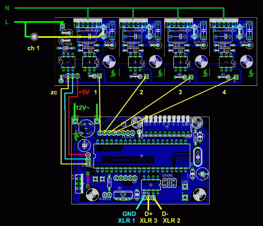 DMX dimmer pack